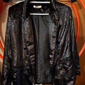 Sparkly Black Blazer